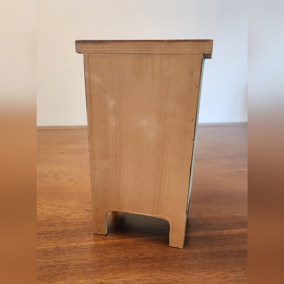 Miniature Toy Armoire by Audrey's Handpainted American Primitive - Picture 11 of 12